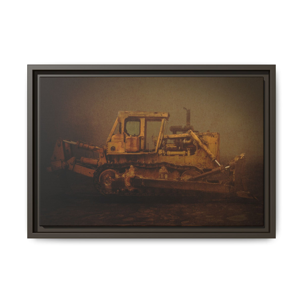 Classic D8 Dozer | Framed Wall Art on Stretched Canvas