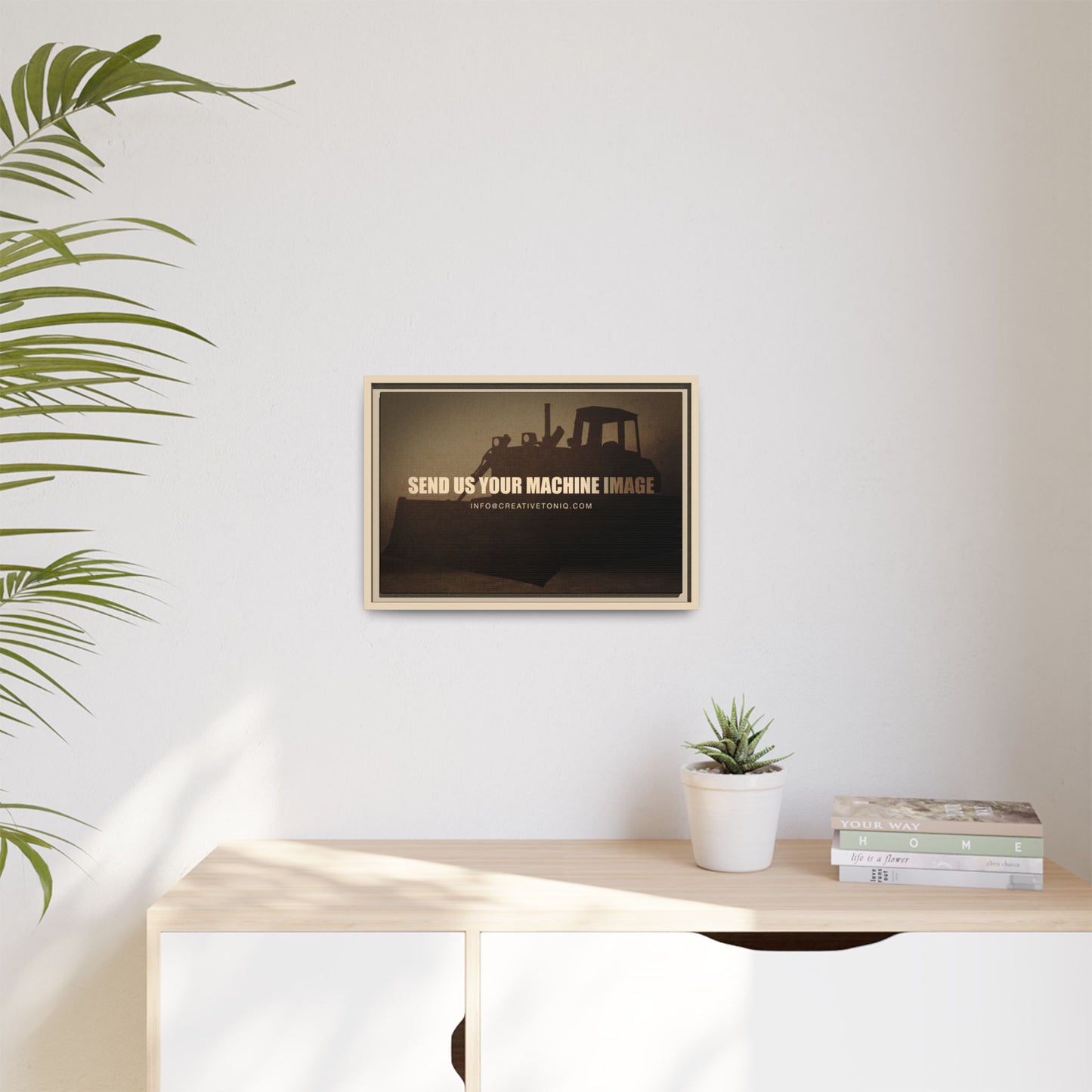 Personalized Machine Art | Framed Photo Wall Art on Canvas