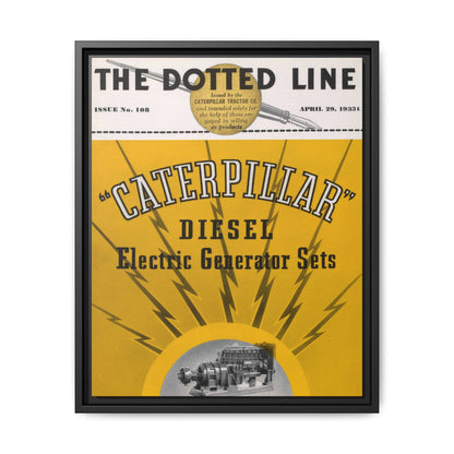 Electric Diesel Generator Sets | Matte Canvas Framed Wall Art