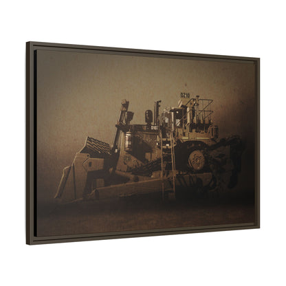 Classic D10Z Dozer | Framed Wall Art on Stretched Canvas