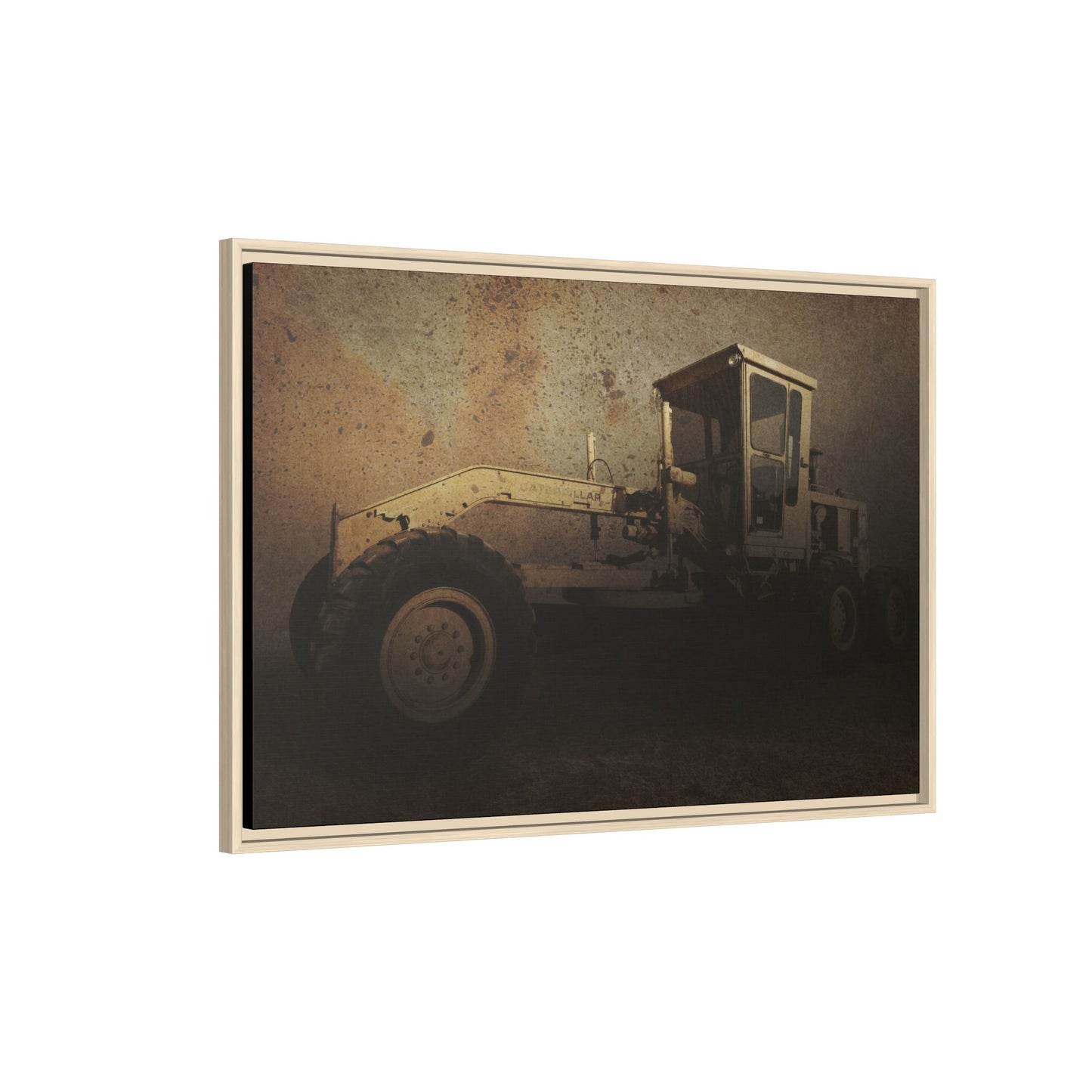 Classic 120G Motorgrader Action| Framed Wall Art on Canvas