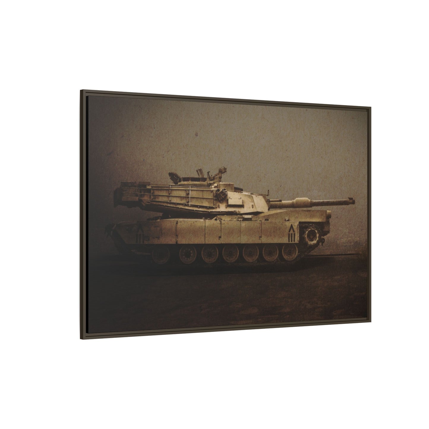 Abrams M1 Tank | Framed Wall Art on Stretched Canvas