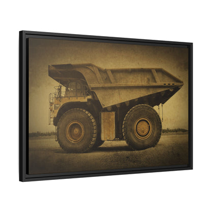 Big Wheel 795 Hauler Photo Art on Framed Canvas