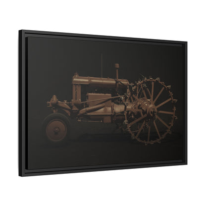 Vintage Ford Fordson Steel Wheel Photo Wall Art on Framed Canvas