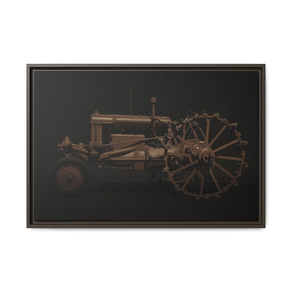 Vintage Ford Fordson Steel Wheel Photo Wall Art on Framed Canvas