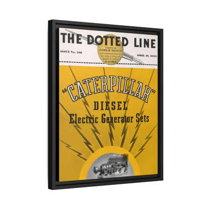 Electric Diesel Generator Sets | Matte Canvas Framed Wall Art
