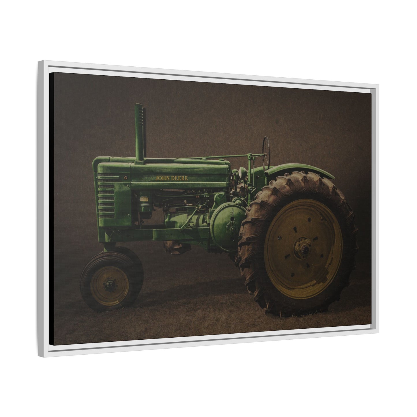 Vintage John Deere Model G | Framed Wall Art on Stretched Canvas