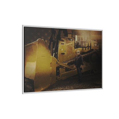 Personalized - Shane Todd - D9T Dozer | Photo Wall Art on Framed Canvas