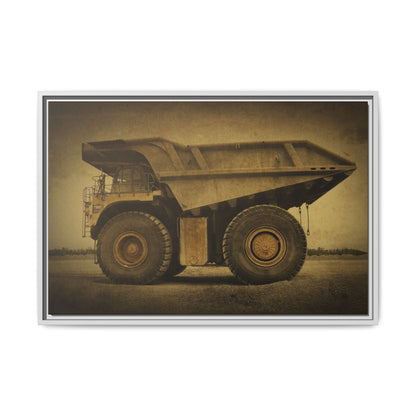 Big Wheel 795 Hauler Photo Art on Framed Canvas