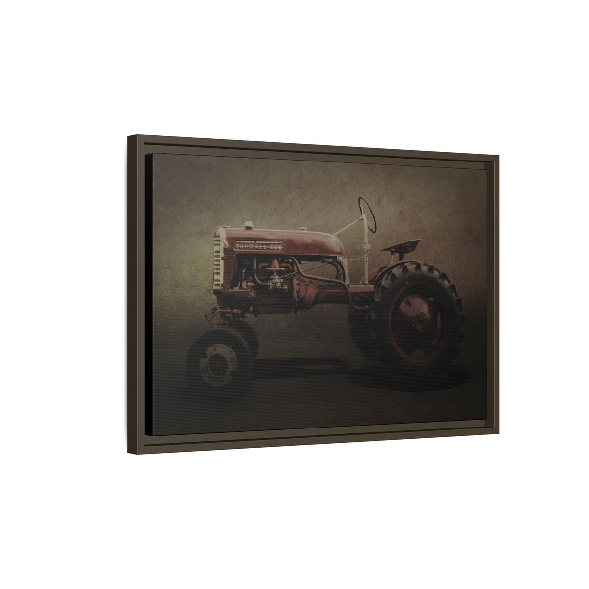 Vintage Farmall Cub Tractor | Framed Wall Art on Stretched Canvas