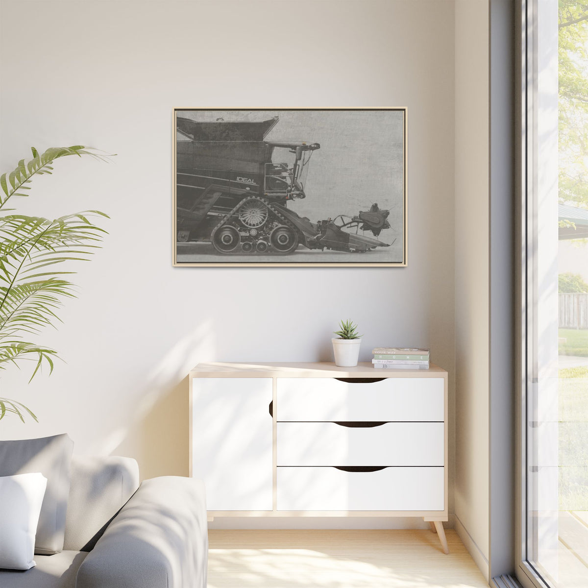 Fendt Ideal Side View | Framed Photo Wall Art on Canvas