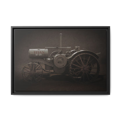 Vintage International Titan 10-20 Tractor | Framed Wall Art on Stretched Canvas