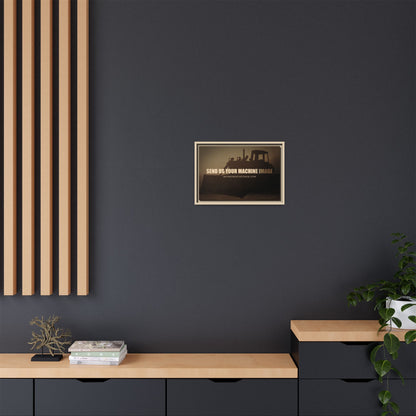Personalized Machine Art | Framed Photo Wall Art on Canvas