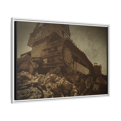 D5K2 Top of the Hill Dozer  | Photo Art on Framed Canvas