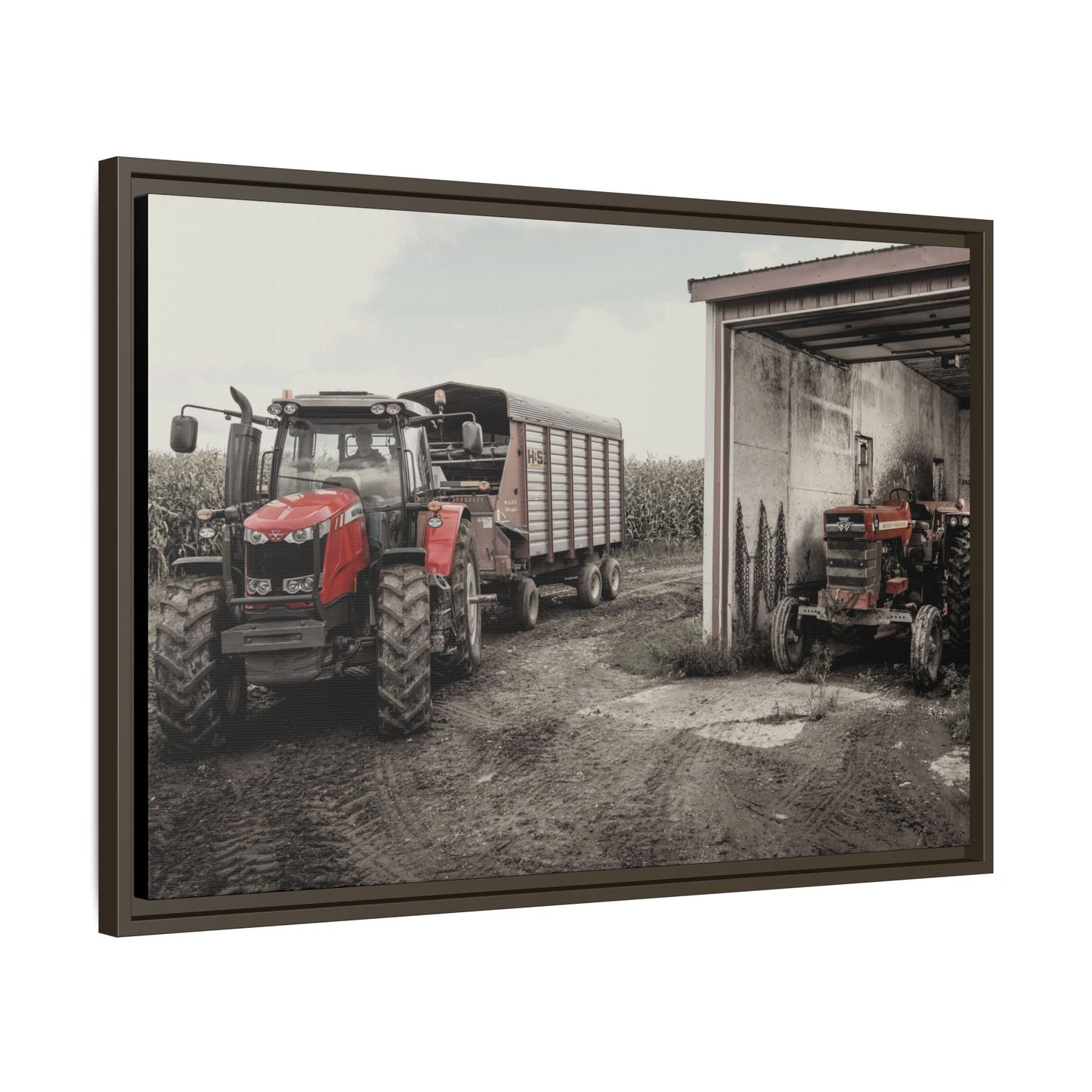 Massey Ferguson Legacy Photo Wall Art on Framed Canvas