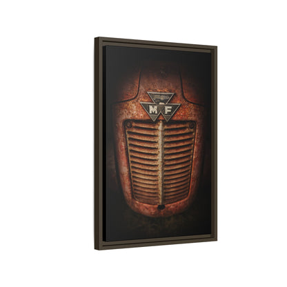 Vintage Rusty Massey Grill on Canvas