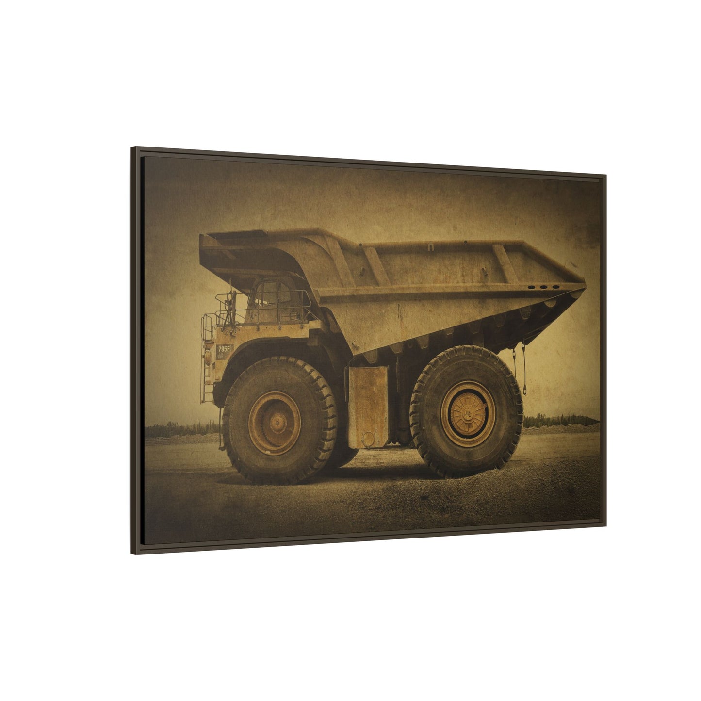 Big Wheel 795 Hauler Photo Art on Framed Canvas