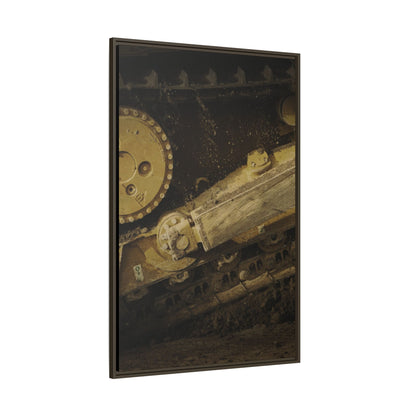 D6 Undercarriage Closeup Triptych| Framed | Right Panel
