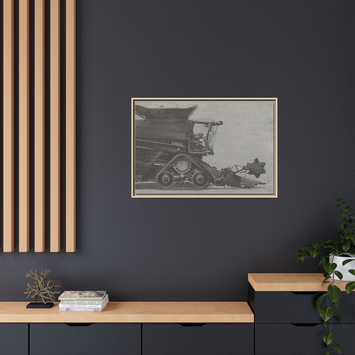 Fendt Ideal Side View | Framed Photo Wall Art on Canvas