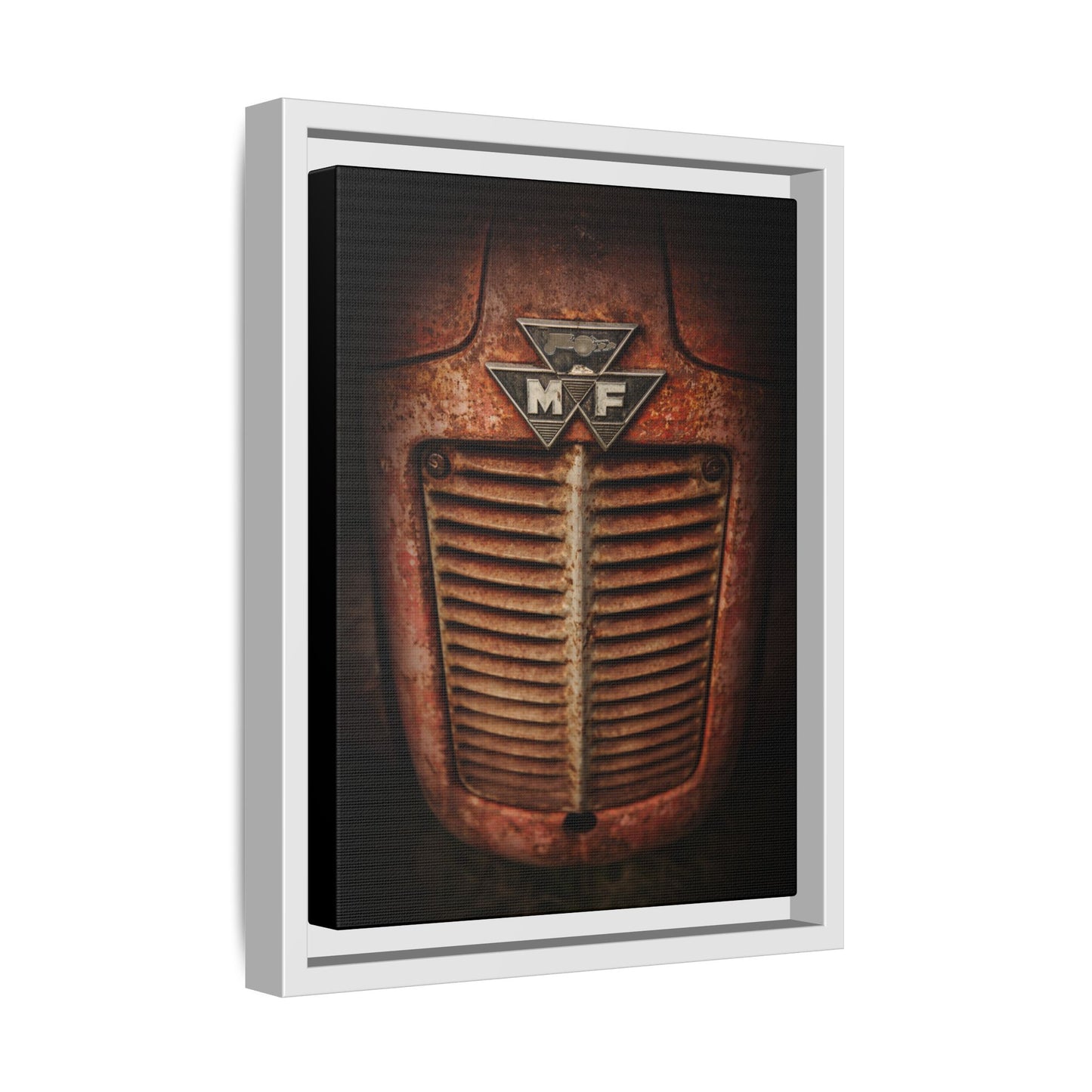 Vintage Rusty Massey Grill on Canvas