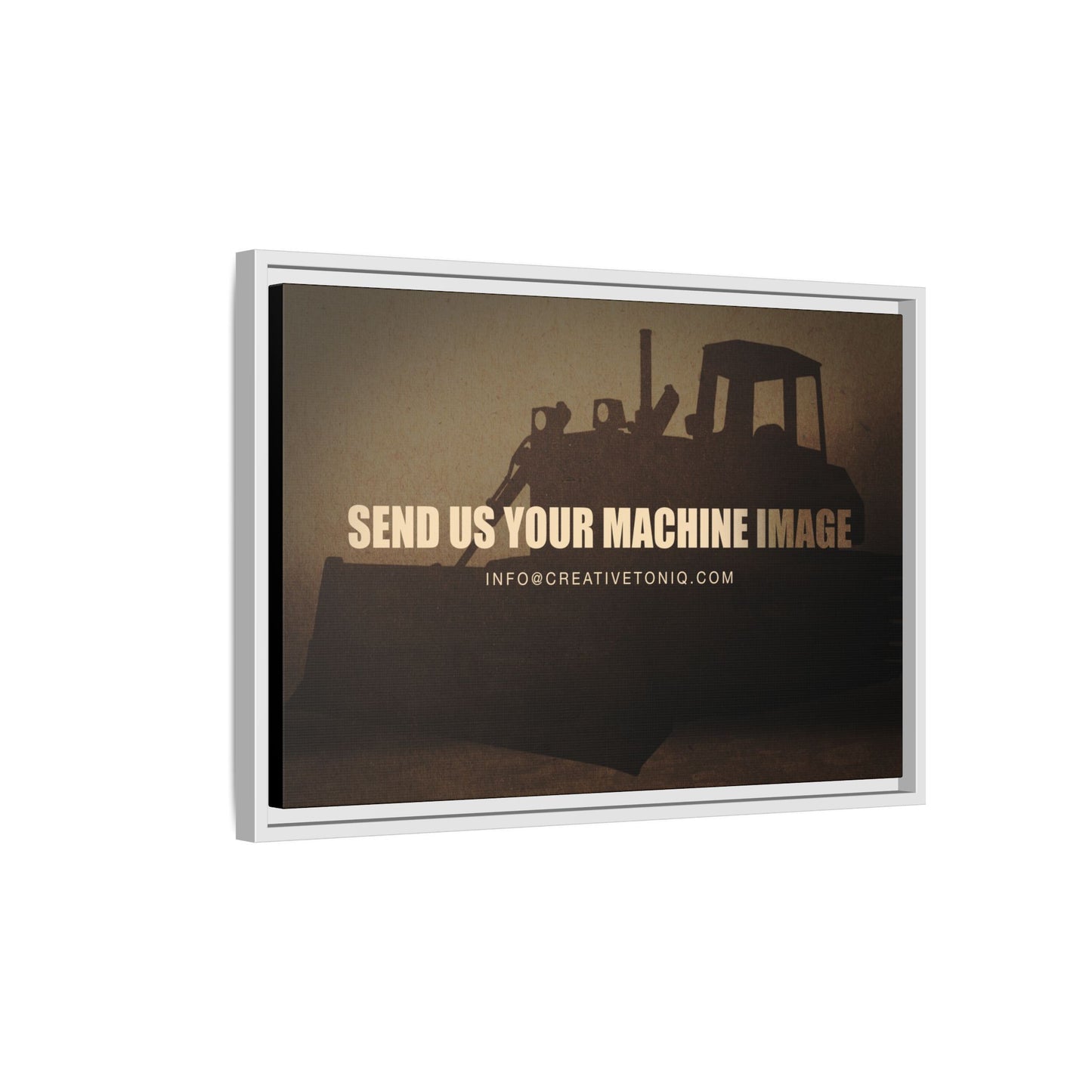 Personalized Machine Art | Framed Photo Wall Art on Canvas