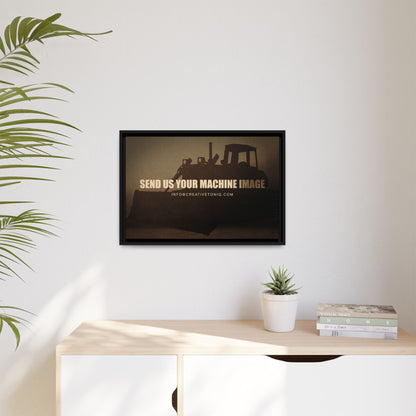 Personalized Machine Art | Framed Photo Wall Art on Canvas