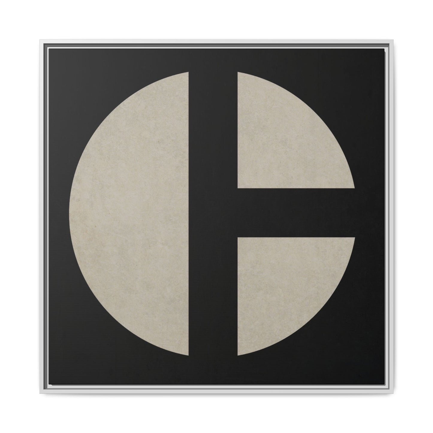 C Moon - CLEAN  | Framed Wall Art on Stretched Canvas