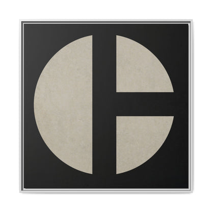 C Moon - CLEAN  | Framed Wall Art on Stretched Canvas