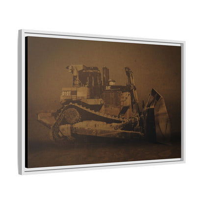 Classic Crawler D10T Photo Wall Art on Canvas
