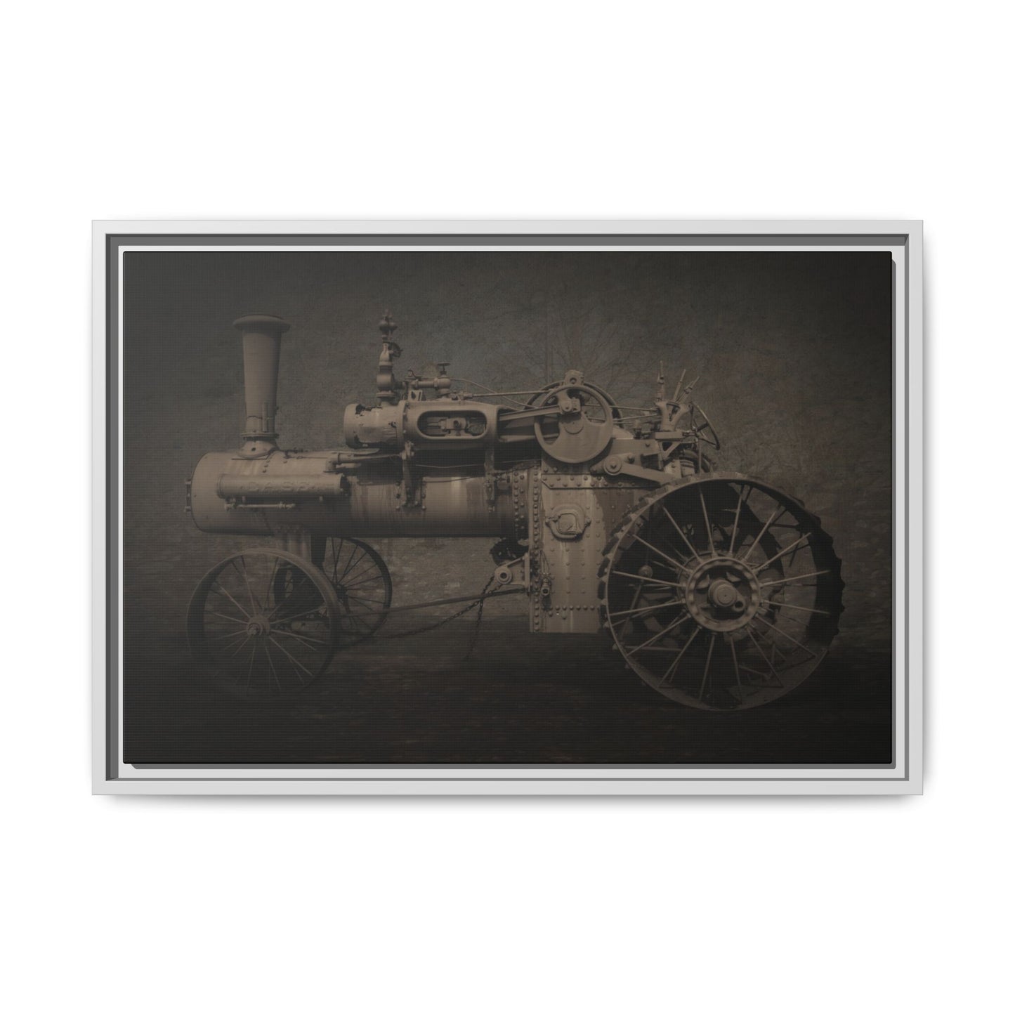 Vintage CASE 65 HP Tractor Photo Wall Art on Canvas