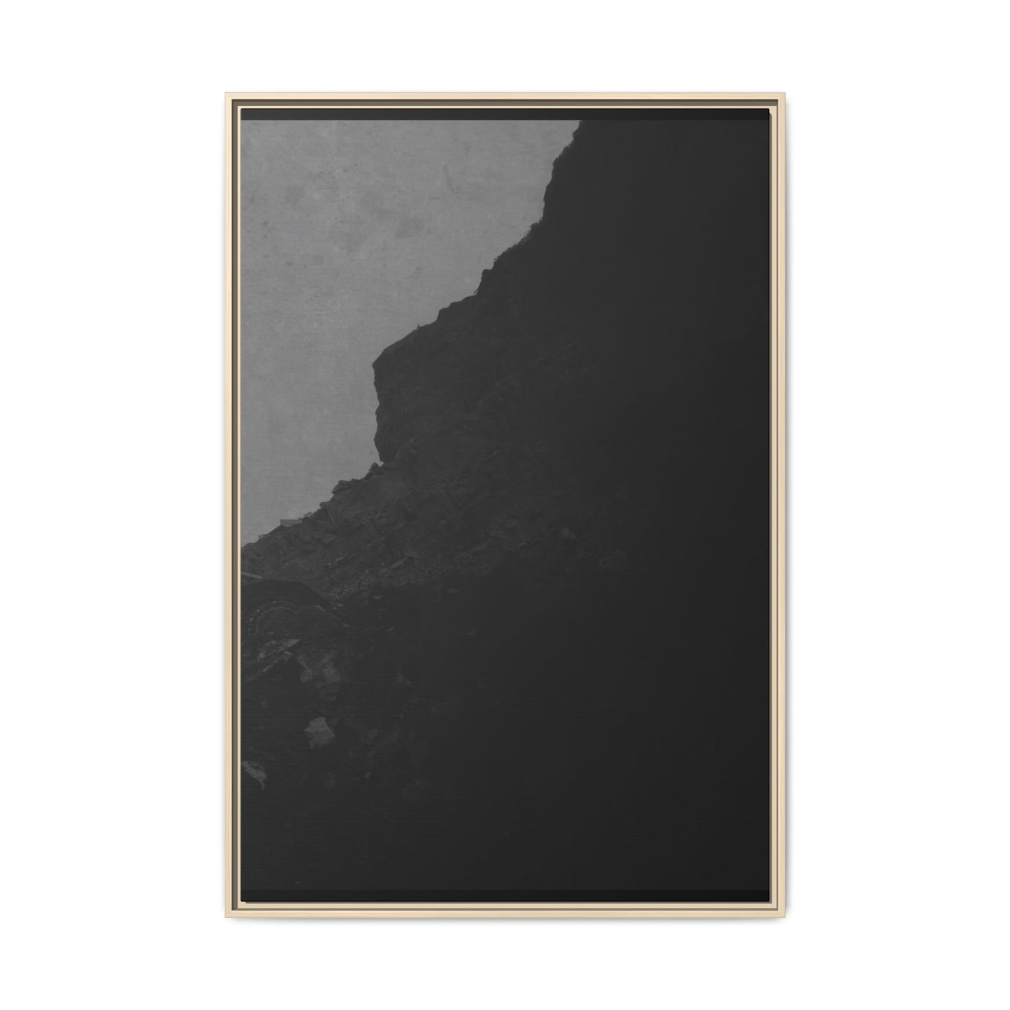 Copy of Excavator Triptych Right Jondo | Matte Canvas Print (Framed)