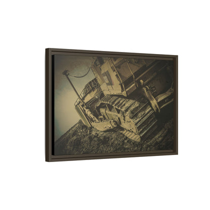 D7E Pushing Incline  | Photo Art on Framed Canvas