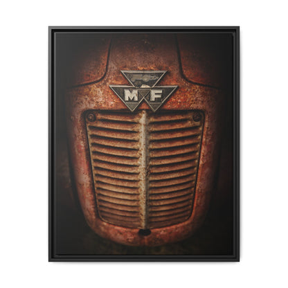 Vintage Rusty Massey Grill on Canvas
