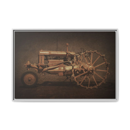 Vintage Ford Fordson Steel Wheel | Wall Art on Framed Canvas