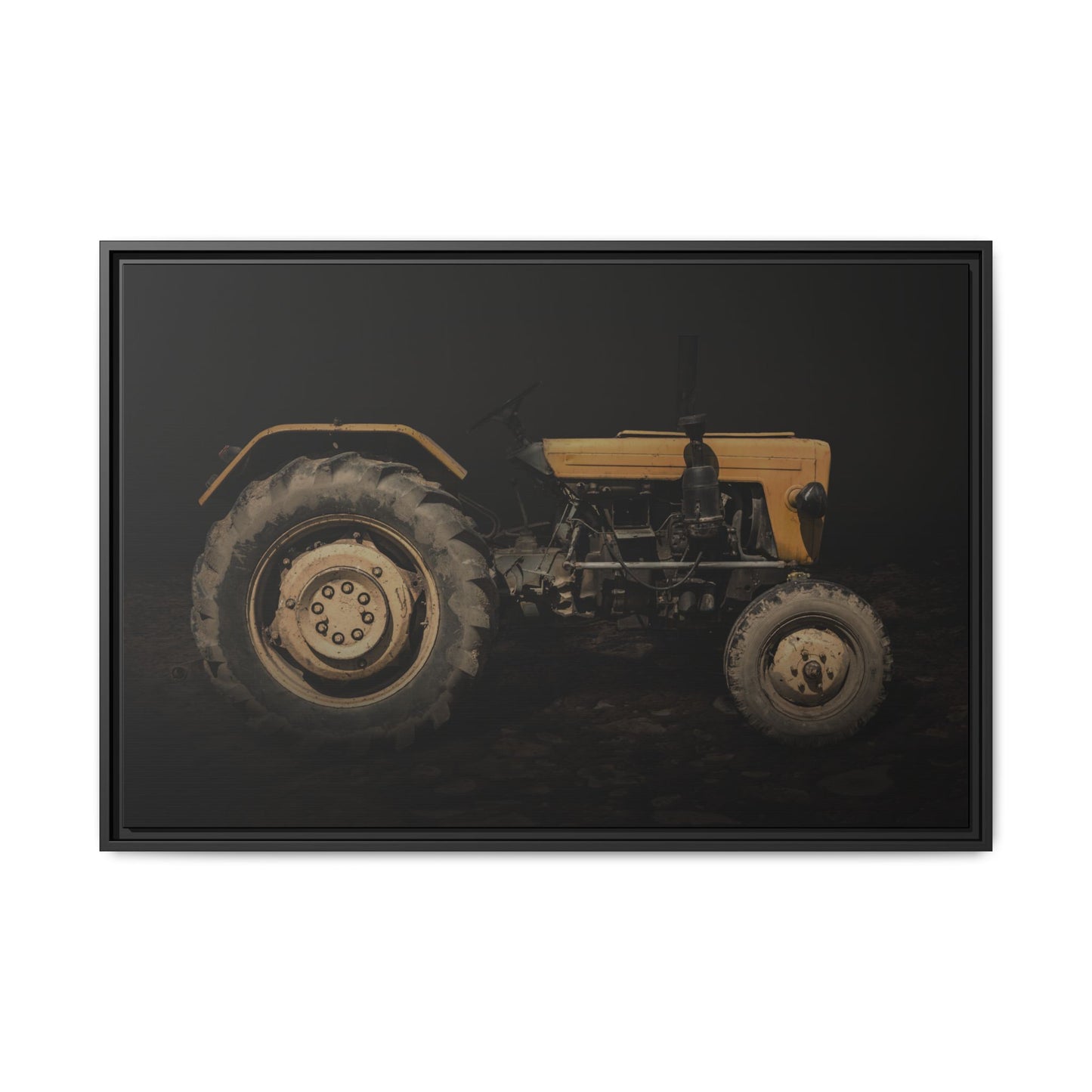 Vintage Usra Tractor Photo Wall Art on Canvas