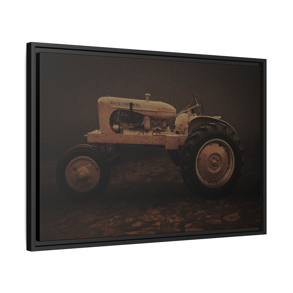 Vintage Allis Chalmers WC | Framed Wall Art on Stretched Canvas