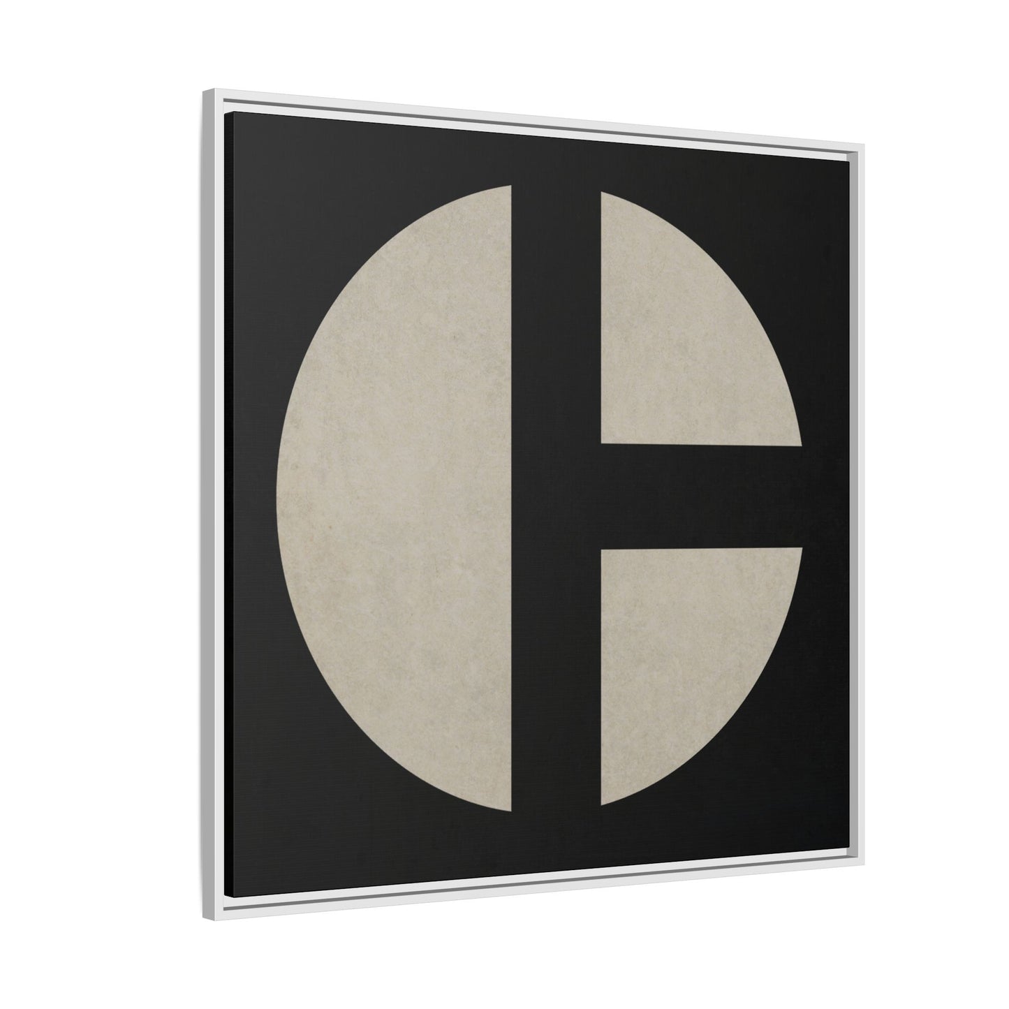 C Moon - CLEAN  | Framed Wall Art on Stretched Canvas
