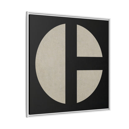 C Moon - CLEAN  | Framed Wall Art on Stretched Canvas