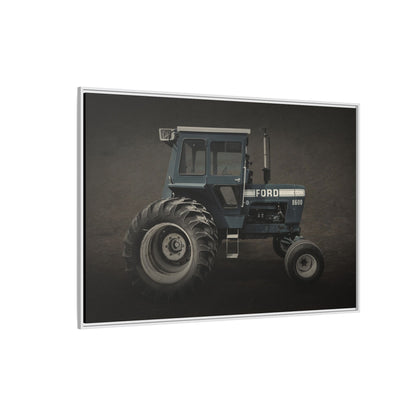 Vintage Ford 8600 Tractor Photo Wall Art on Canvas