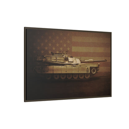 Abrams M1 Tank | Framed Wall Art on Stretched Canvas