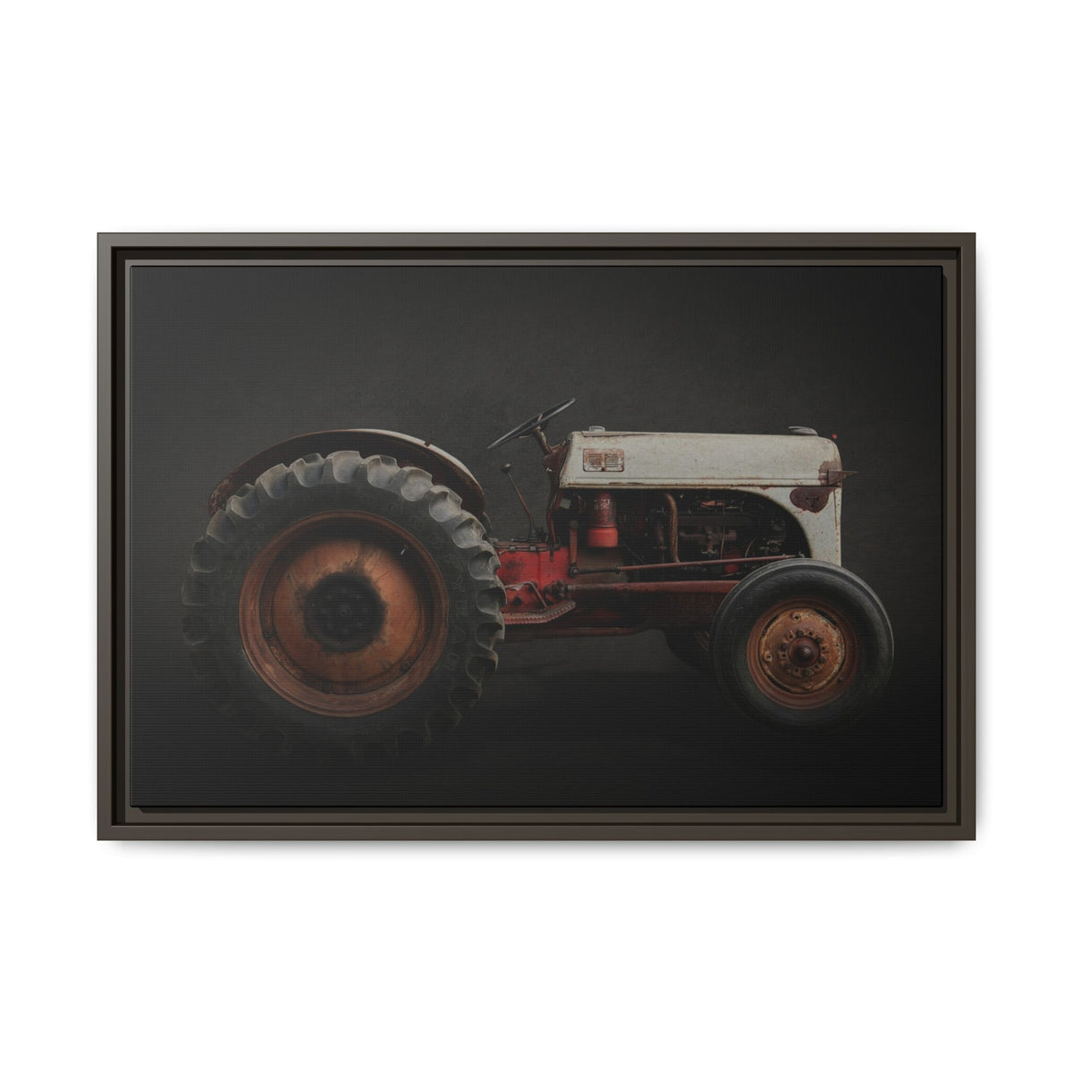 Vintage Ford 8N Tractor Photo Wall Art on Canvas