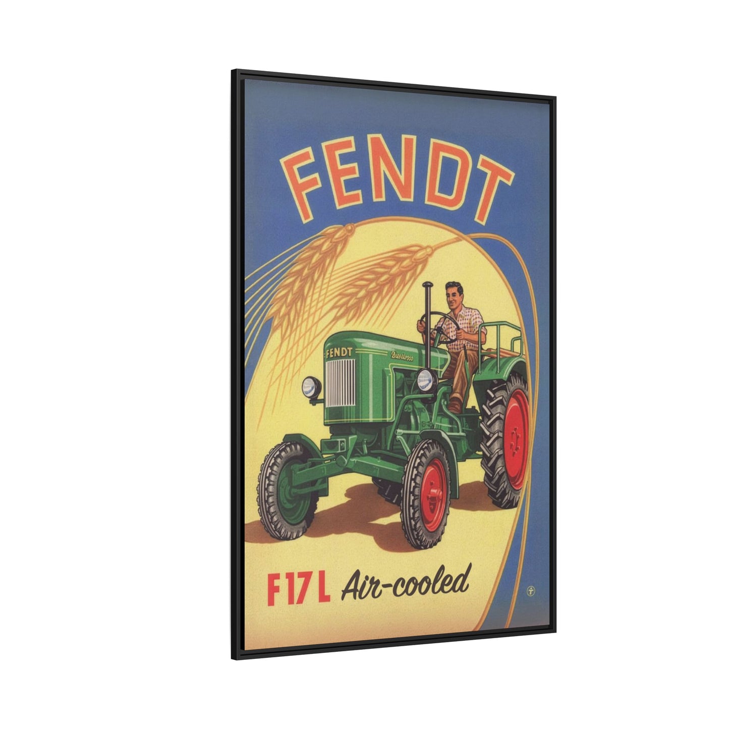 Vintage Fendt F17 L Advertisement | Wall Art on Framed Canvas