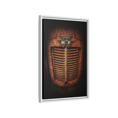 Vintage Rusty Massey Grill on Canvas