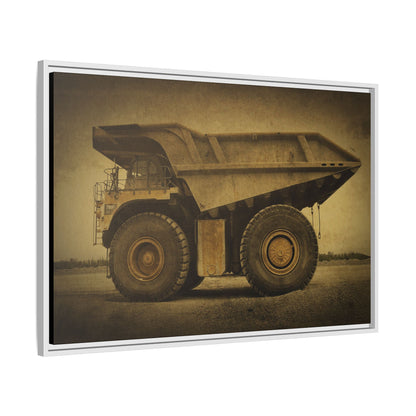 Big Wheel 795 Hauler Photo Art on Framed Canvas