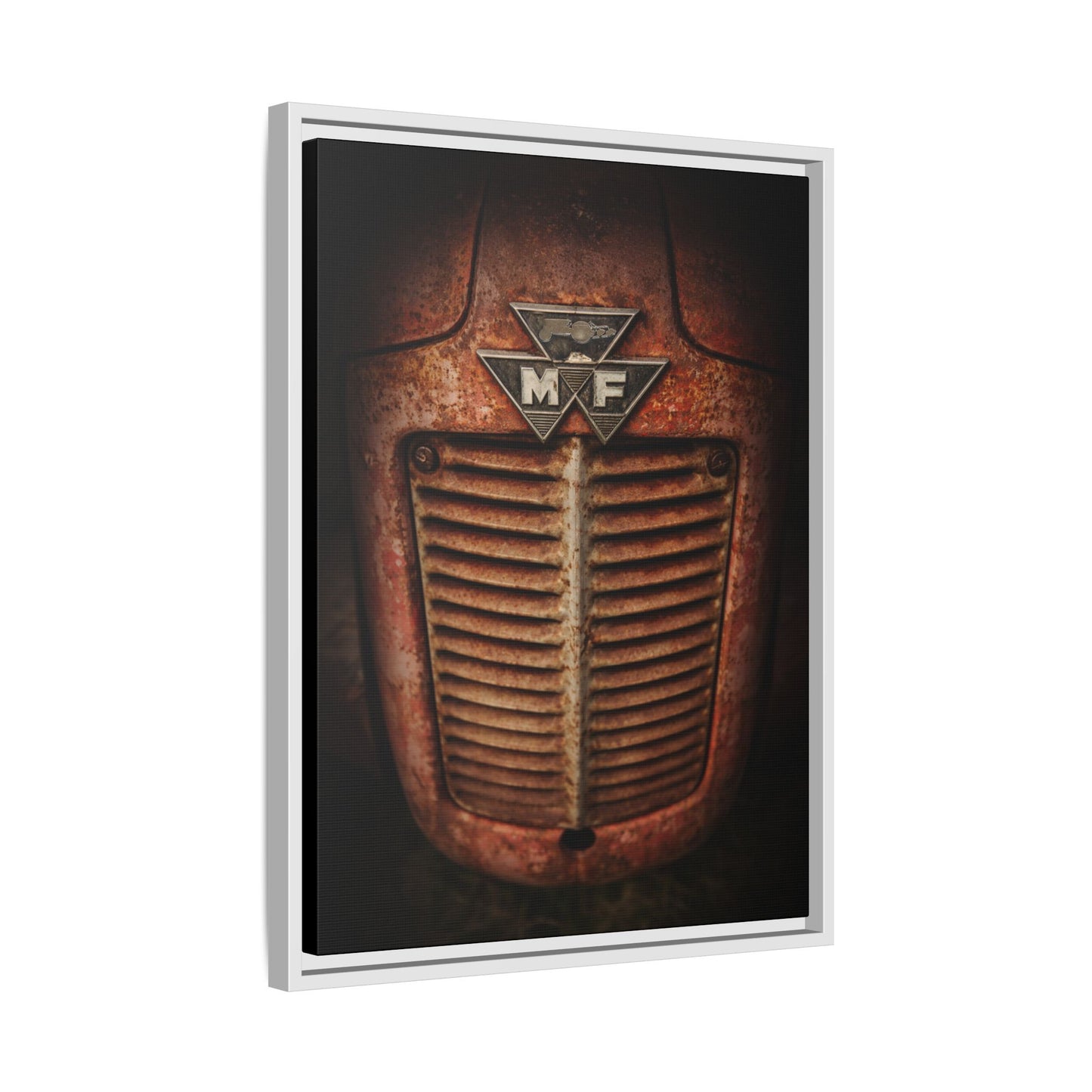 Vintage Rusty Massey Grill on Canvas