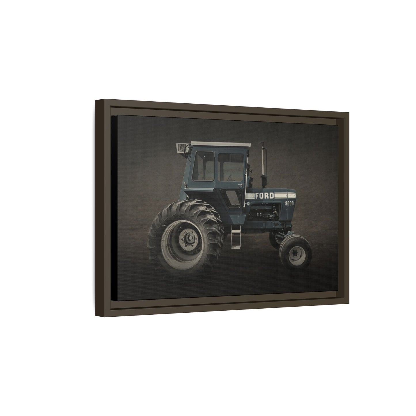 Vintage Ford 8600 Tractor Photo Wall Art on Canvas
