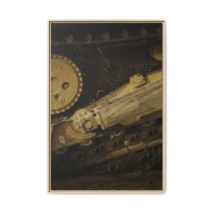 D6 Undercarriage Closeup Triptych| Framed | Right Panel