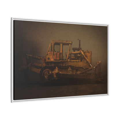 Classic D8 Dozer | Framed Wall Art on Stretched Canvas