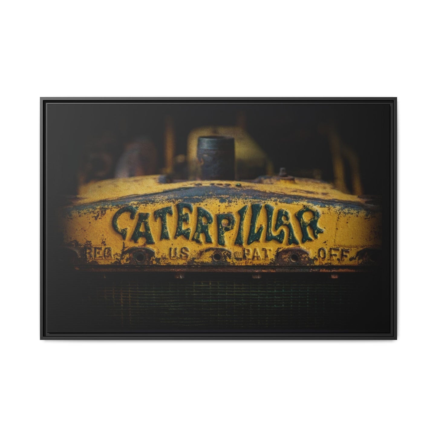 Vintage  Crawler Grill | Framed Wall Art on Stretched Canvas