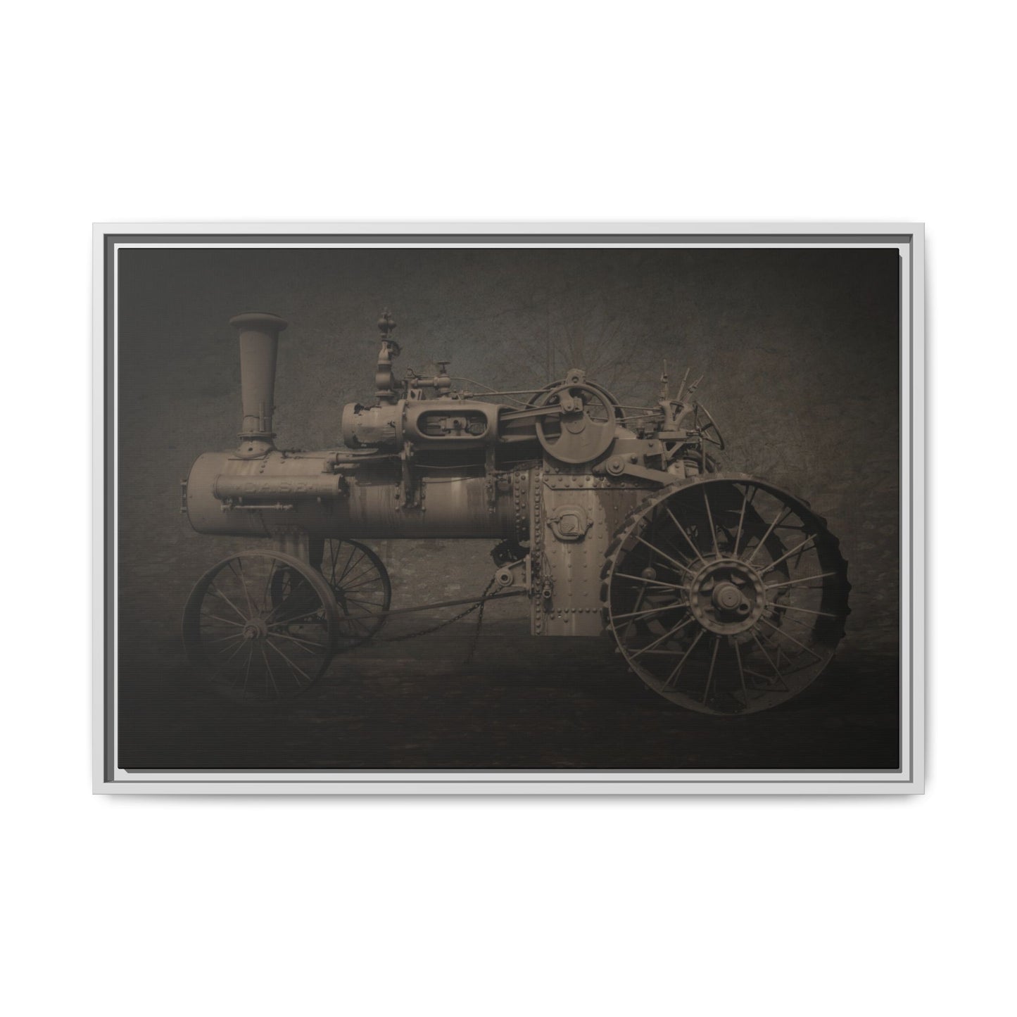 Vintage CASE 65 HP Tractor Photo Wall Art on Canvas